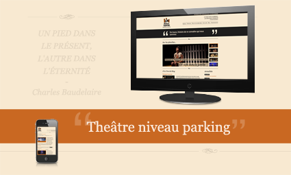 Théâtre Niveau Parking - Site web